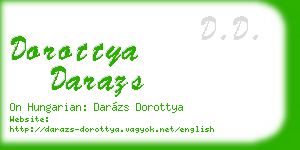 dorottya darazs business card