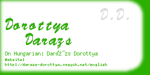 dorottya darazs business card